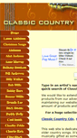 Mobile Screenshot of classic-country-song-lyrics.com